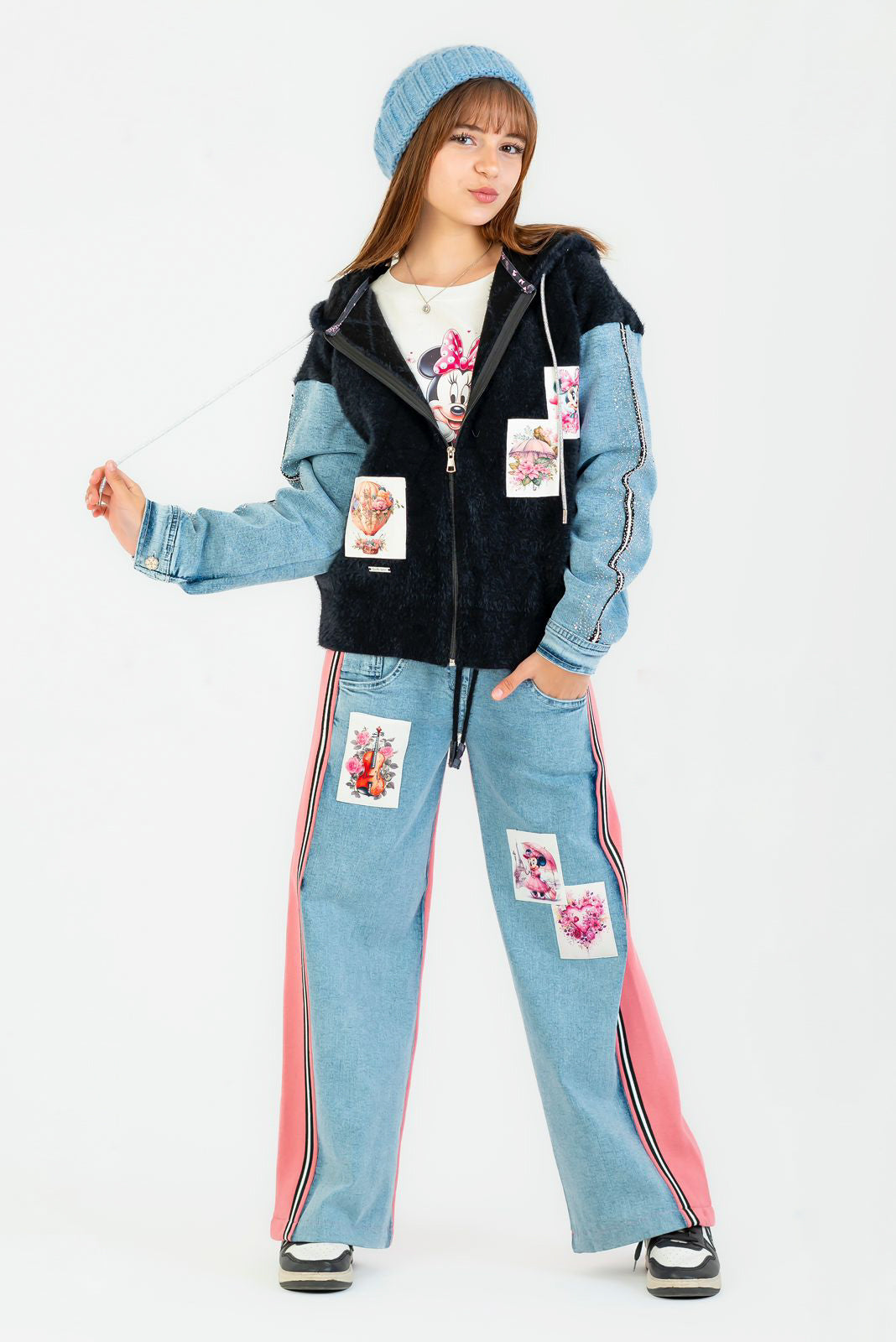 Street Art Denim Fusion Set