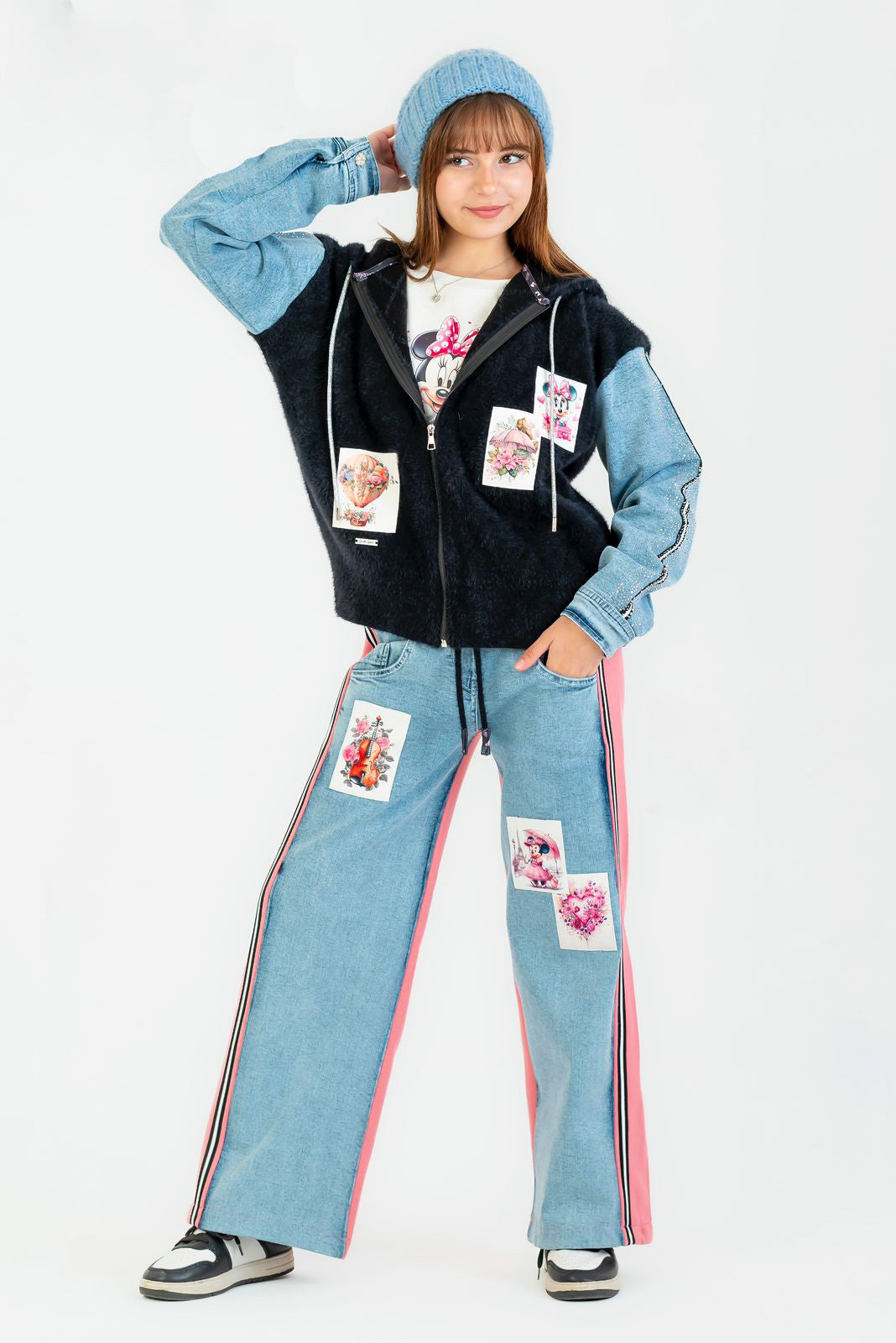 Street Art Denim Fusion Set