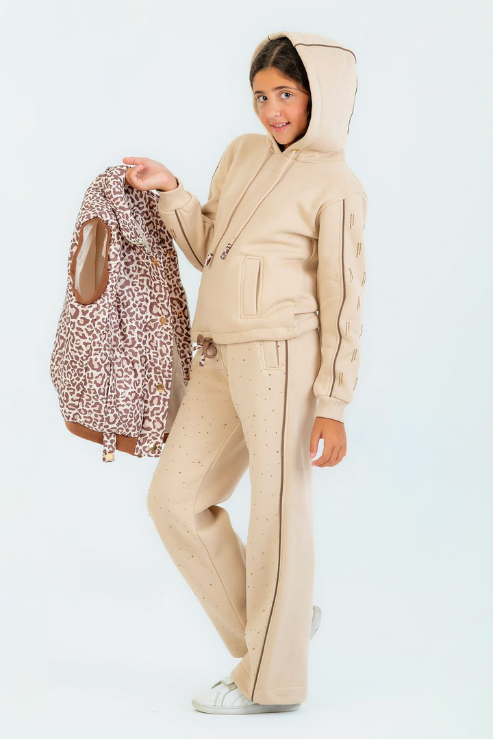 Taupe Leopard Layered Set