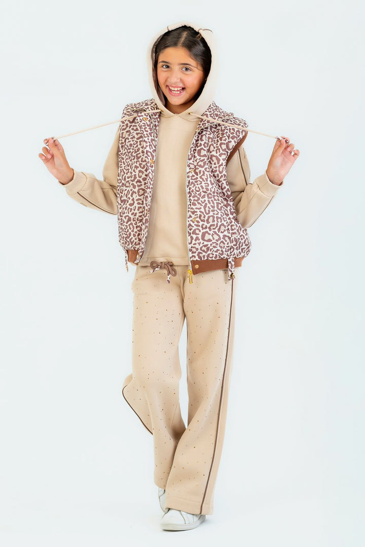 Taupe Leopard Layered Set