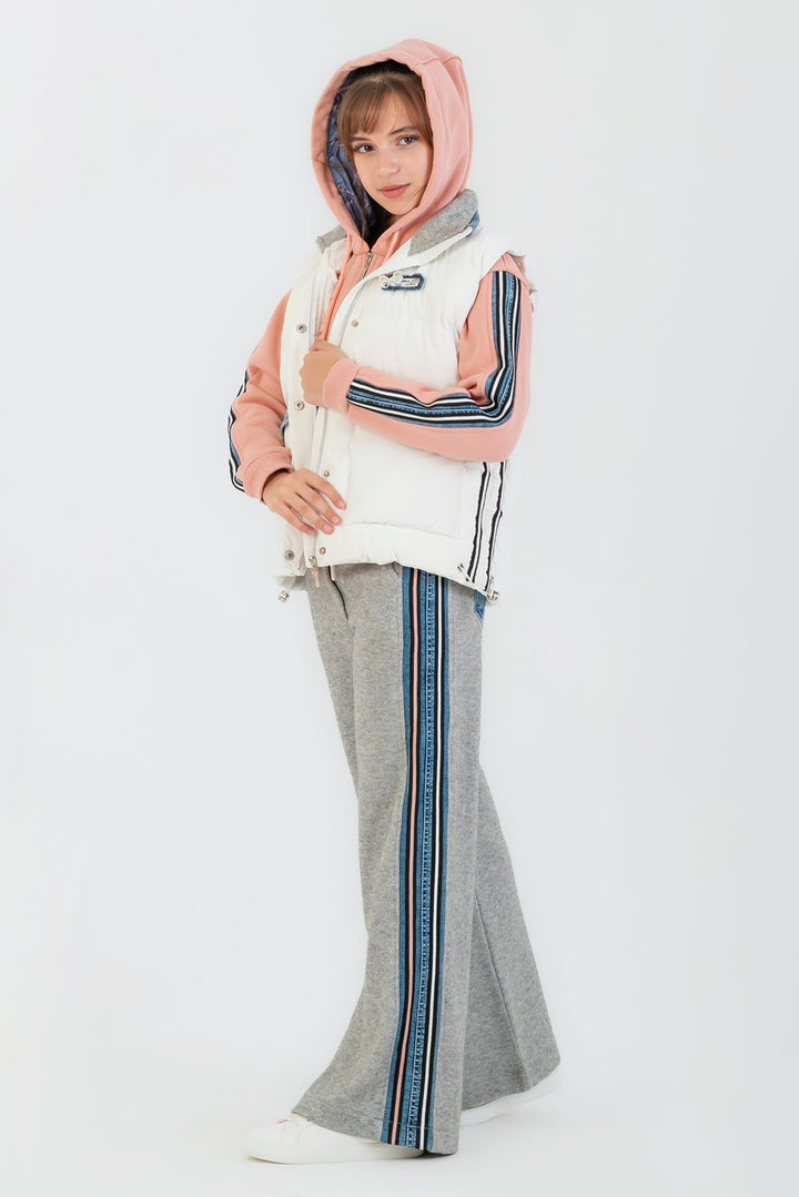 Soft Pink Layered Stripe Set