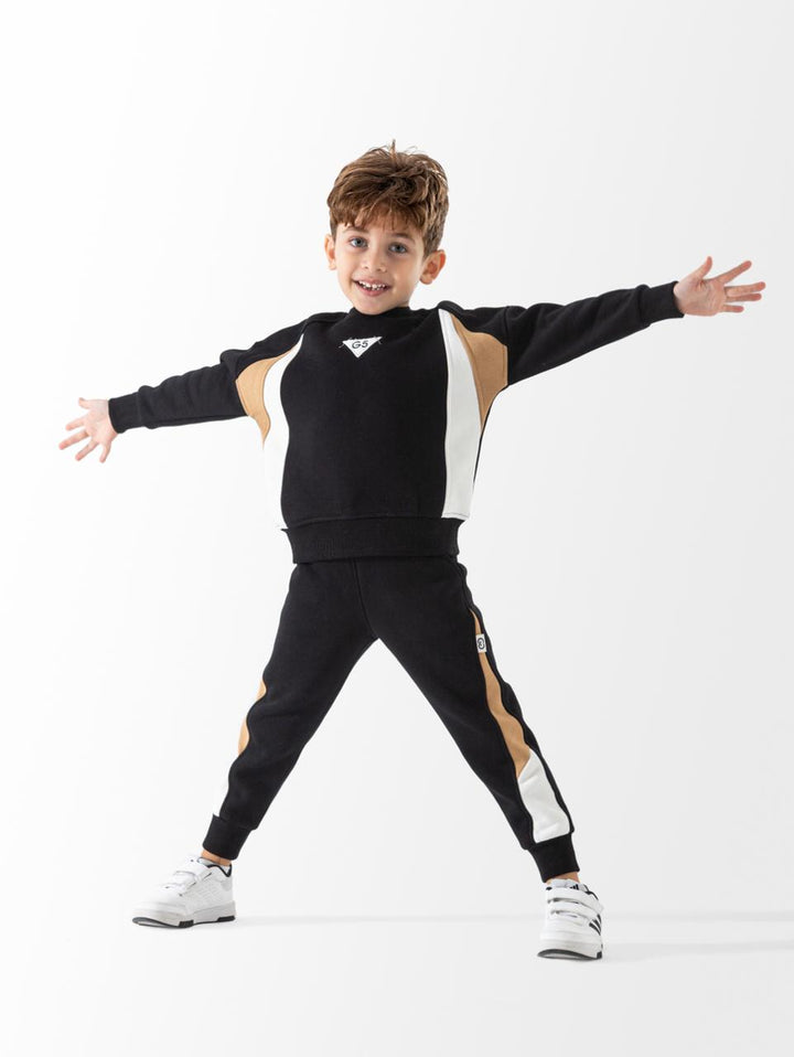 Sporty Color-Block Training Suit