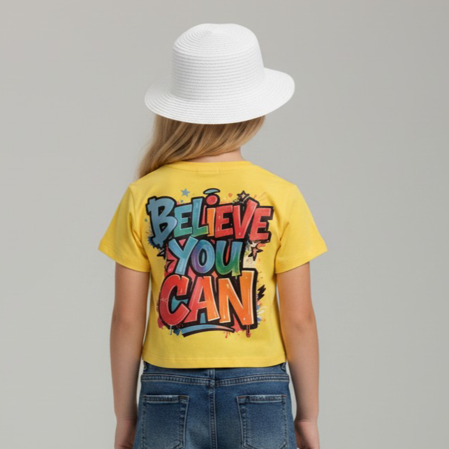 "Believe You Can" Motivational Graphic Tee