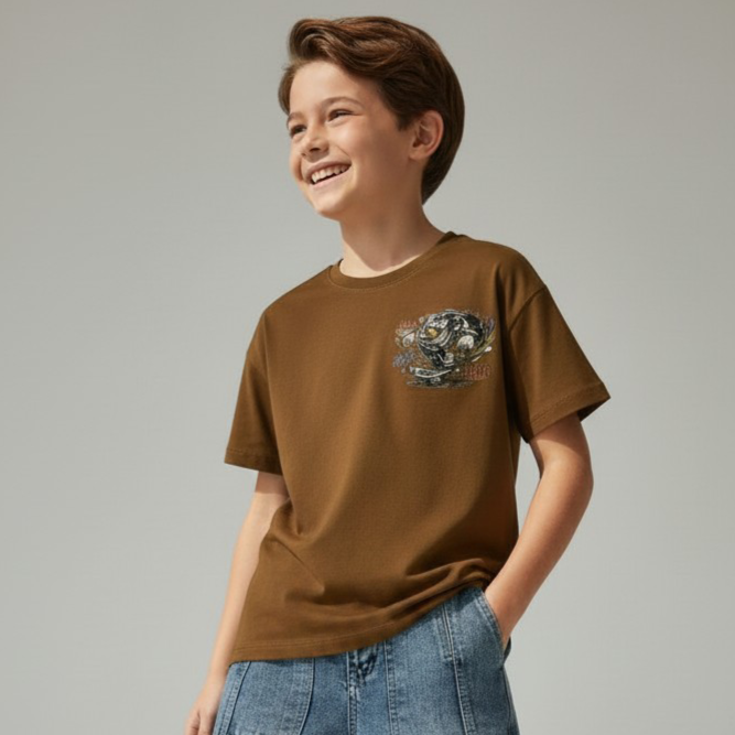 "Time Obeys Me" Skate Watch Boys' T-Shirt
