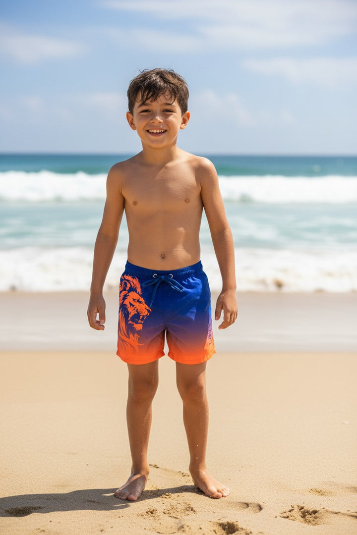 Ocean Breeze Mosaic Swim Trunks