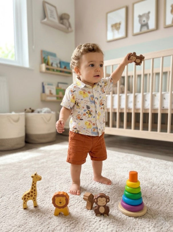 Little Safari Adventure Shirt & Shorts Set