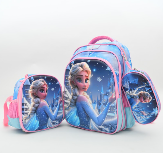 Snow Queen Magic 3-Piece Backpack Set