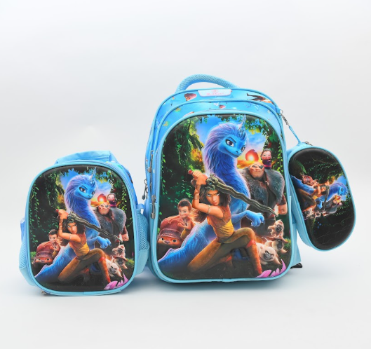 Raya & Sisu Dragon Quest 3-Piece School Backpack Set