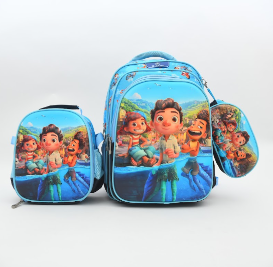 Disney Luca Summer Adventure 3-Piece School Backpack Set