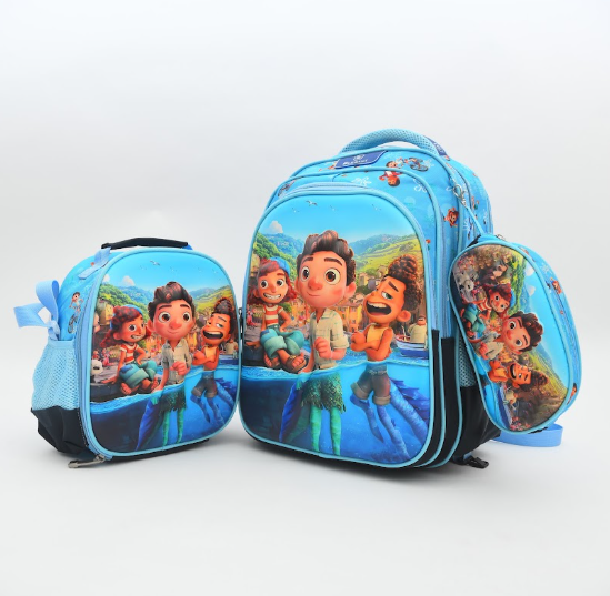 Disney Luca Summer Adventure 3-Piece School Backpack Set