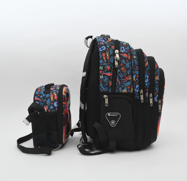 3-in-1 Musical Boy & Dog School Bag Set – Backpack, Lunch Bag & Pencil Case