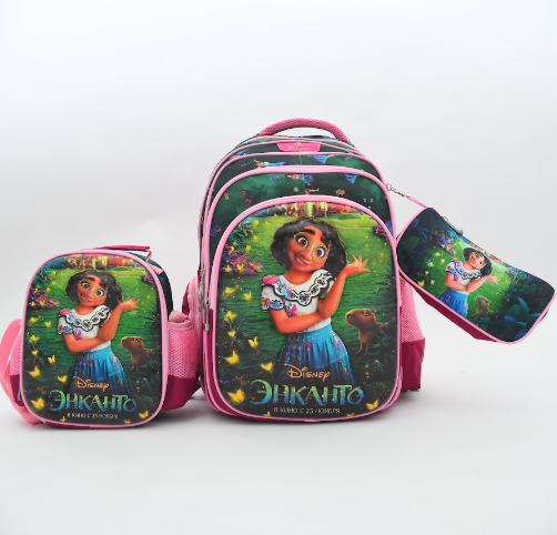 Encanto Magic 3-Piece Kids School Backpack Set