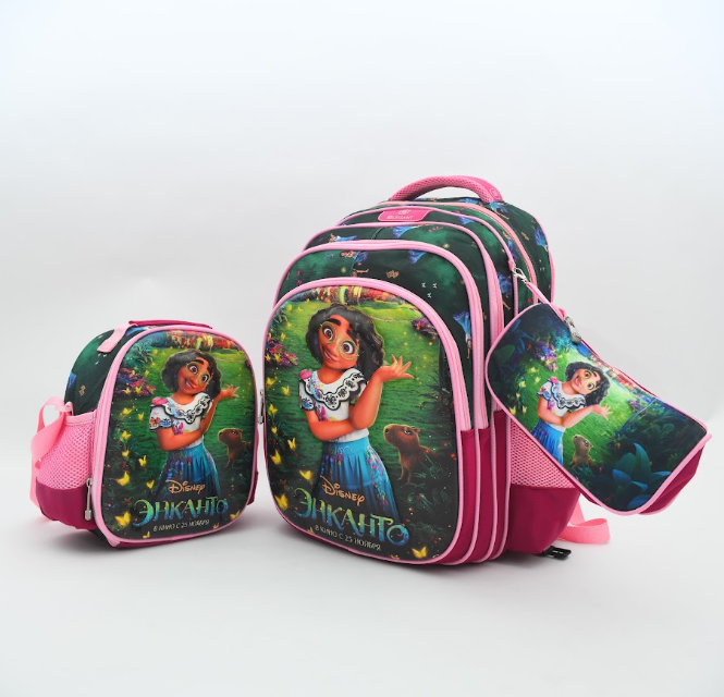 Encanto Magic 3-Piece Kids School Backpack Set