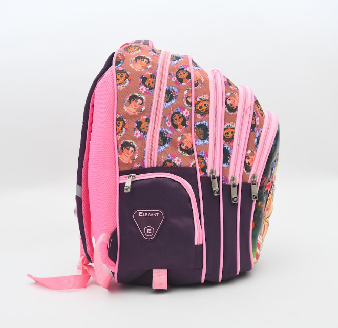 Colorful Encanto Mirabel 3-Piece Backpack Set with Character Pattern