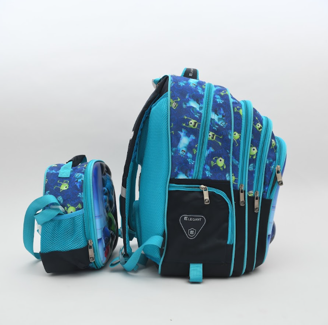 Monsters Inc. Fun Adventure 3-Piece Kids School Backpack Set