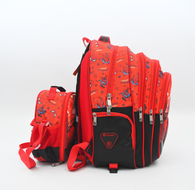 Spider-Man Action Hero 3-Piece Kids School Backpack Set