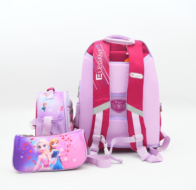 Frozen Magical Sisters 3-Piece Kids School Backpack Set