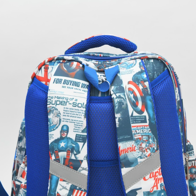 3-in-1 Captain America Hero School Bag Set – Backpack, Lunch Bag & Pencil Case