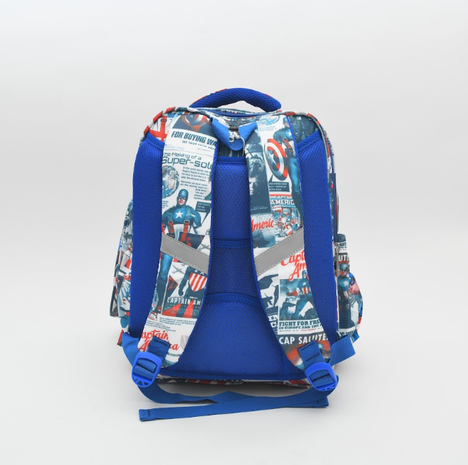 3-in-1 Captain America Hero School Bag Set – Backpack, Lunch Bag & Pencil Case