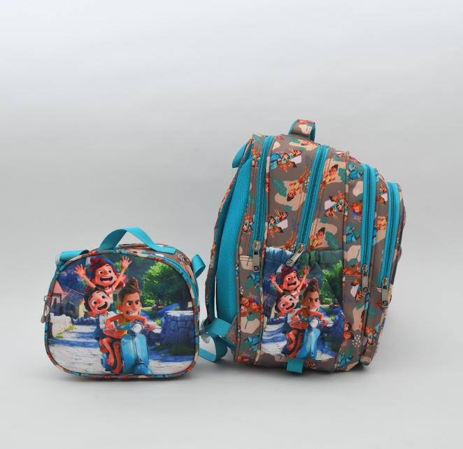 Disney Luca Summer Adventure 3-Piece Kids School Backpack Set