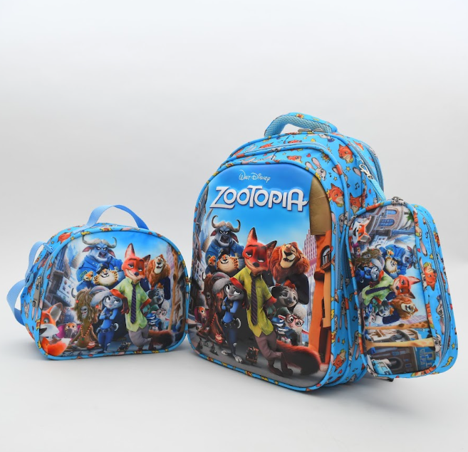 Disney Zootopia City Adventures 3-Piece Kids School Backpack Set