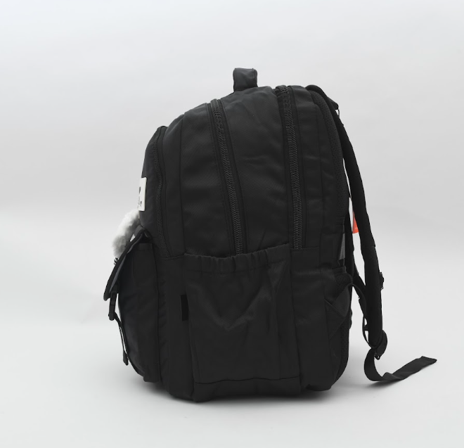 "I Love You" Patch Aesthetic Backpack with Soft Cloud Plush Keychain