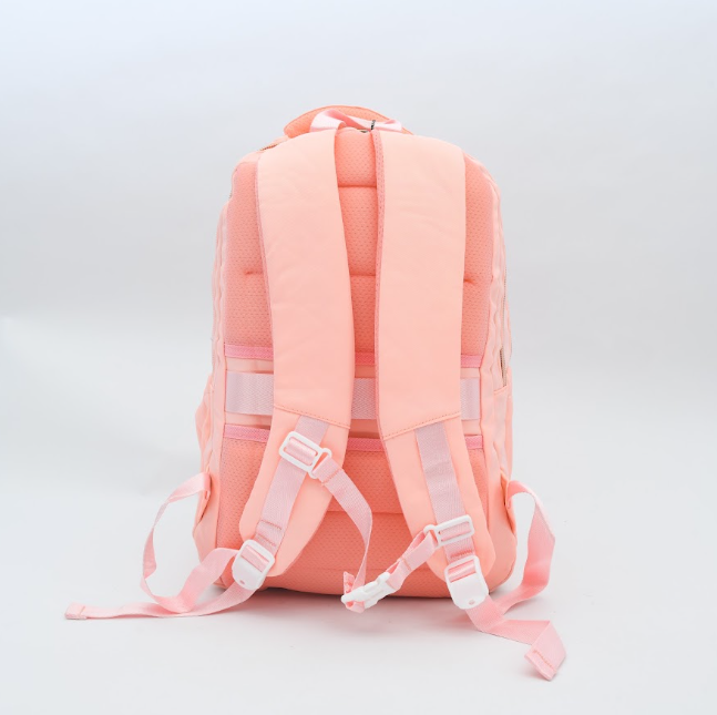 "I Love You" Patch Aesthetic Backpack with Soft Cloud Plush Keychain