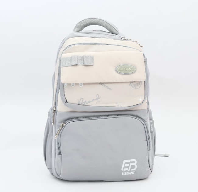 ELEGANT Aesthetic Pastel Two-Tone School Backpack