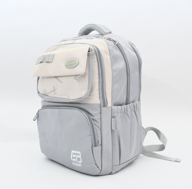 ELEGANT Aesthetic Pastel Two-Tone School Backpack