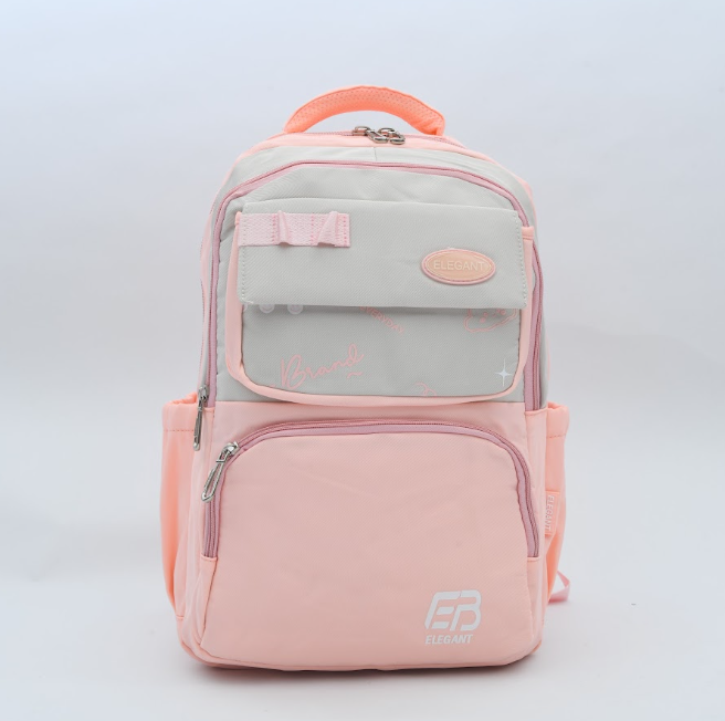 ELEGANT Aesthetic Pastel Two-Tone School Backpack