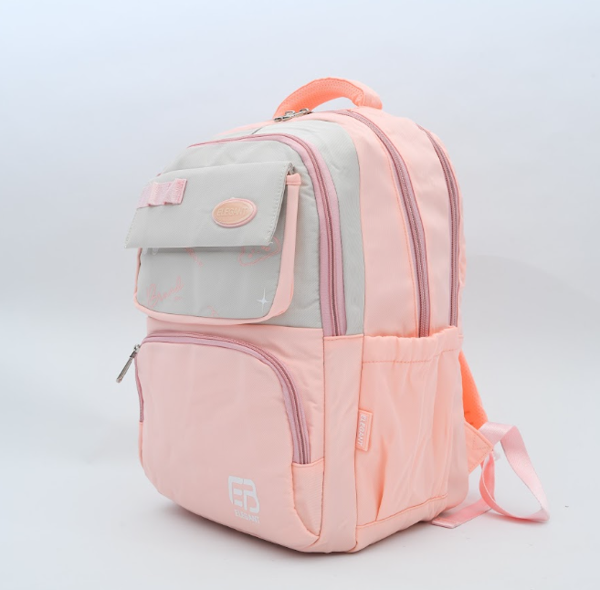 ELEGANT Aesthetic Pastel Two-Tone School Backpack
