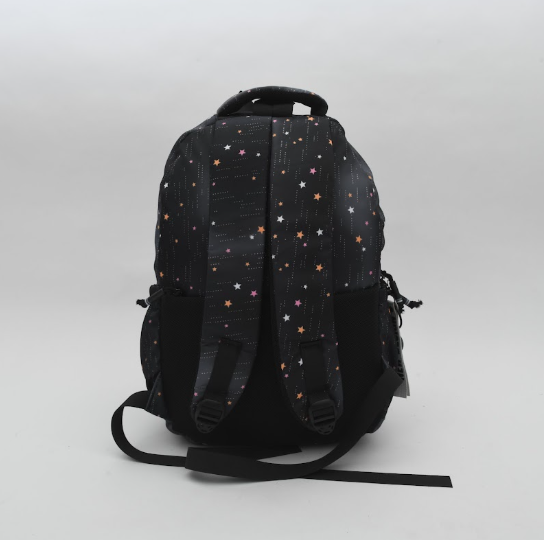 Kawaii Starry Gradient Backpack with Matching Teddy Charm