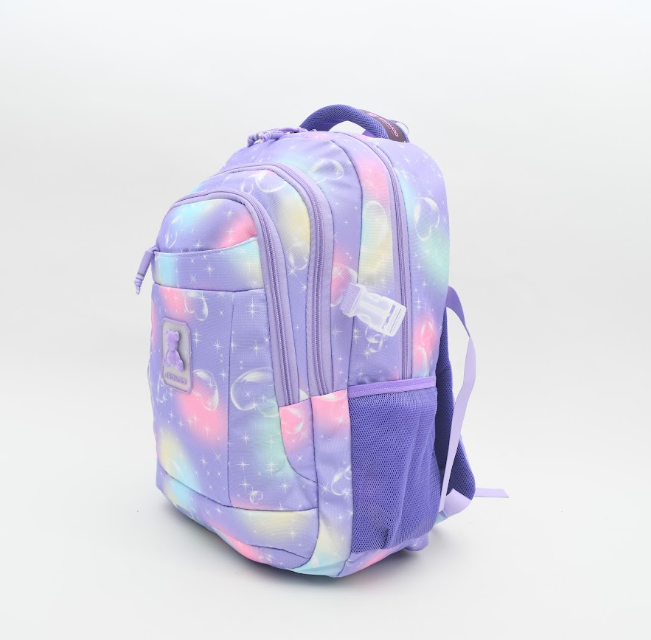 Pastel Nebula & Teddy Bear Kids Backpack