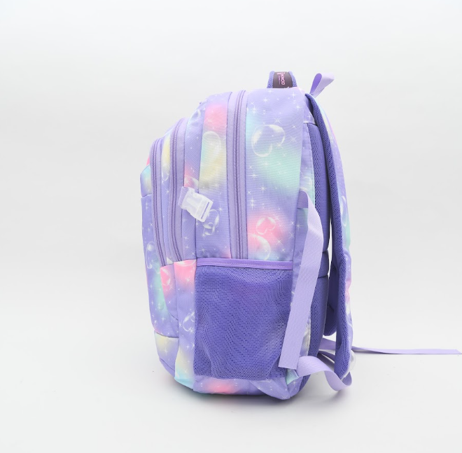 Pastel Nebula & Teddy Bear Kids Backpack