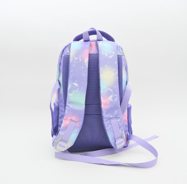 Pastel Nebula & Teddy Bear Kids Backpack