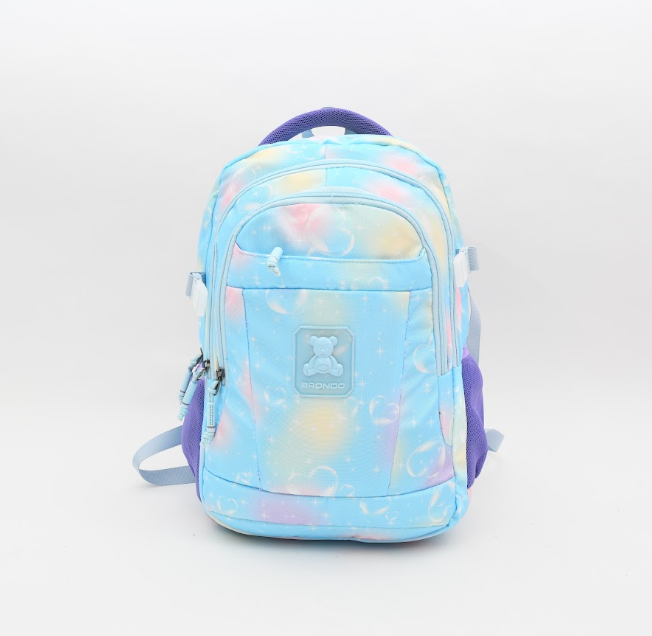 Pastel Nebula & Teddy Bear Kids Backpack
