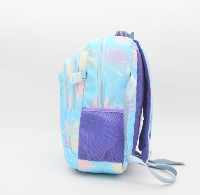 Pastel Nebula & Teddy Bear Kids Backpack