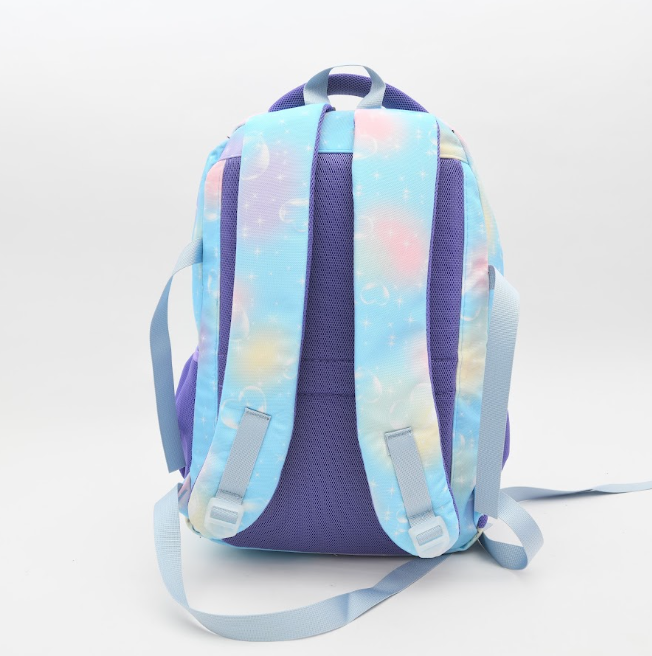 Pastel Nebula & Teddy Bear Kids Backpack