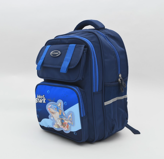 Robot Shark 3D Shaker School Backpack