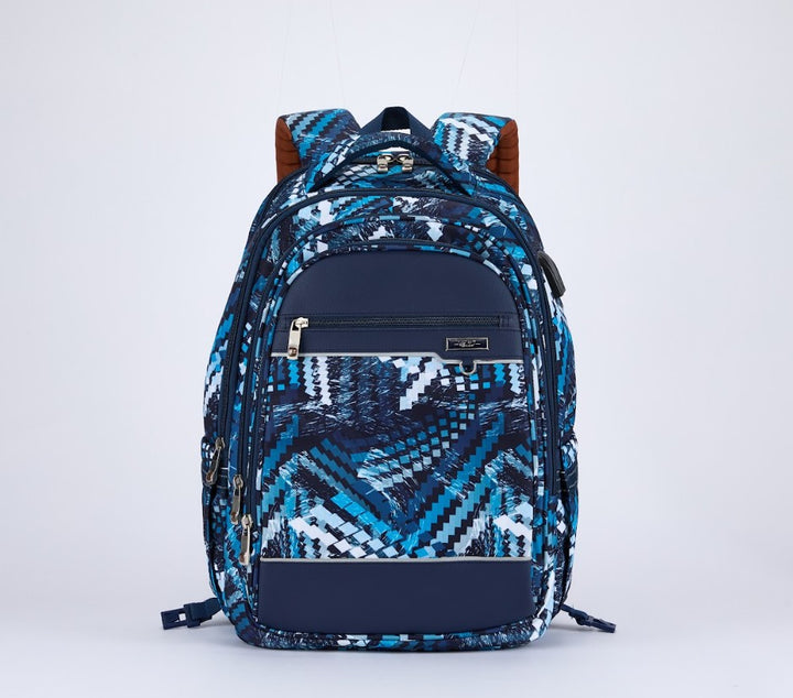 Geometric Arc Print Backpack