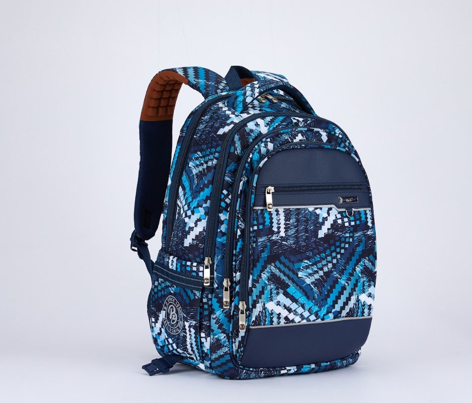 Geometric Arc Print Backpack