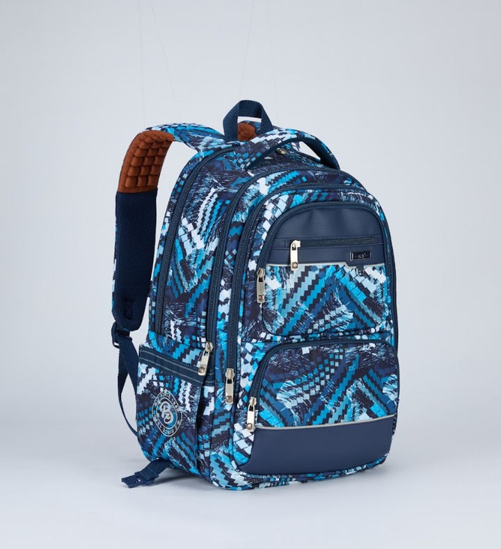 Geometric Arc Print Backpack