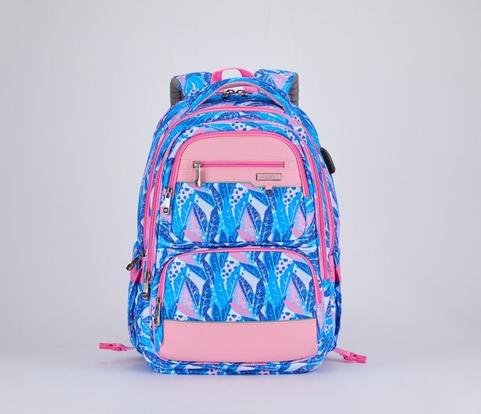 Botanical Pink Street Backpack