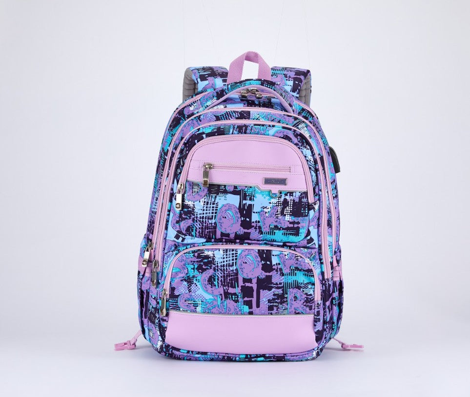 Abstract Cyber Pastel Backpack