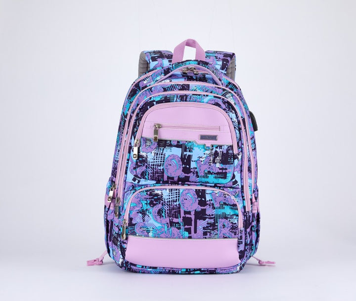 Abstract Cyber Pastel Backpack