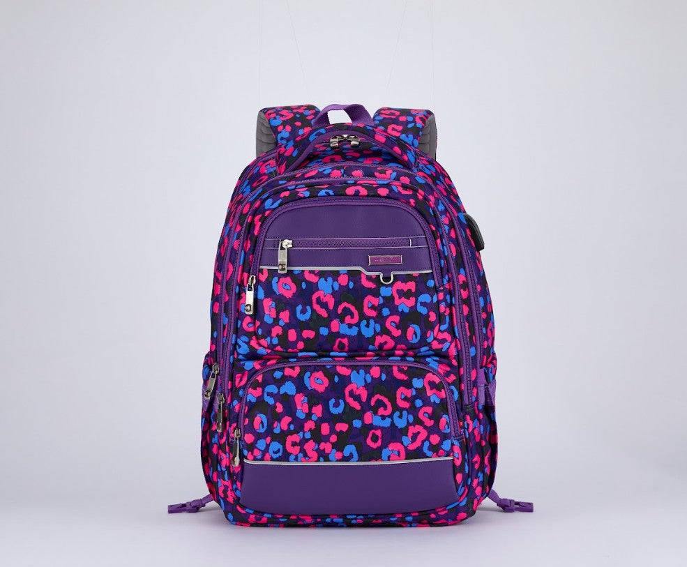 Wild Purple Multi-Compartment Backpack