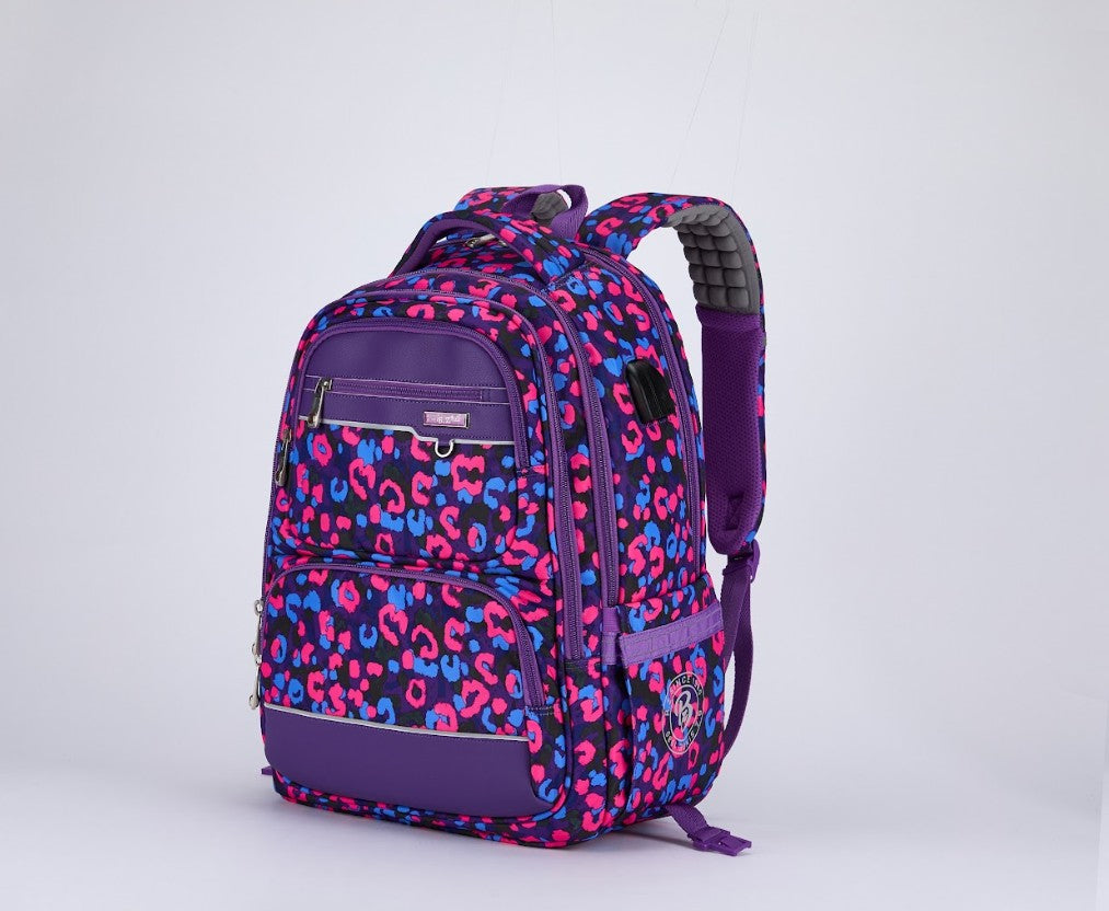 Wild Purple Multi-Compartment Backpack
