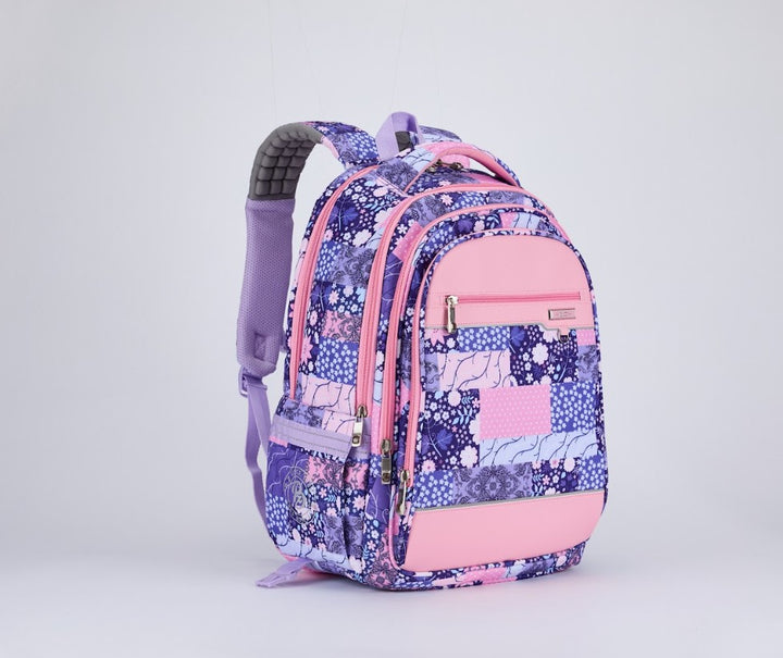 Floral Mosaic Arc Backpack