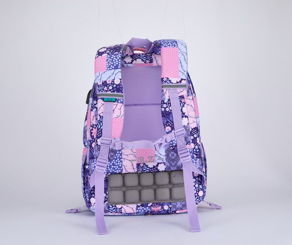 Floral Mosaic Arc Backpack