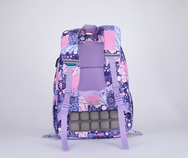 Floral Mosaic Arc Backpack